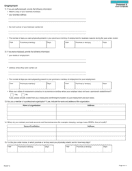 Form RC687 Province or Territory of Residence - Single Year - Refund Examination Program - Canada, Page 3