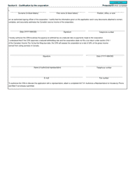 Form T1288 Application by a Non-resident of Canada (Corporation) for a Reduction in the Amount of Non-resident Tax Required to Be Withheld on Income Earned From Acting in a Film or Video Production - Canada, Page 3