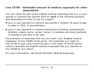 Form 5000-D1 Federal Worksheet - Large Print - Canada, Page 26