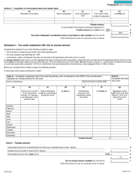 Form T3D Income Tax Return for Deferred Profit Sharing Plan (Dpsp) or Revoked Dpsp - Canada, Page 3