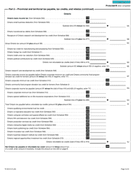 Form T2 Schedule 5 Tax Calculation Supplementary - Corporations (2022 and Later Tax Years) - Canada, Page 5