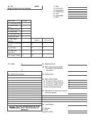 Document preview: Form LE-32 Bingo Occasion Activity Summary - Colorado