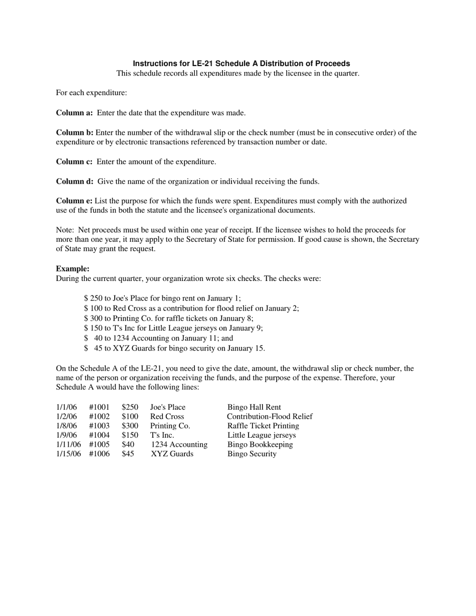 Form LE-21 Quarterly Report - Colorado, Page 11