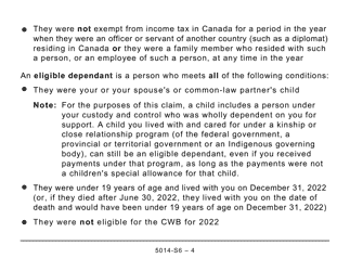 Form 5014-S6 Schedule 6 Canada Workers Benefit (Large Print) - Canada, Page 4