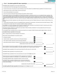 Form T1197 British Columbia Production Services Tax Credit (2022 and Later Tax Years) - Canada, Page 2