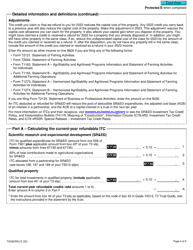 Form T2038(IND) Investment Tax Credit (Individuals) - Canada, Page 4