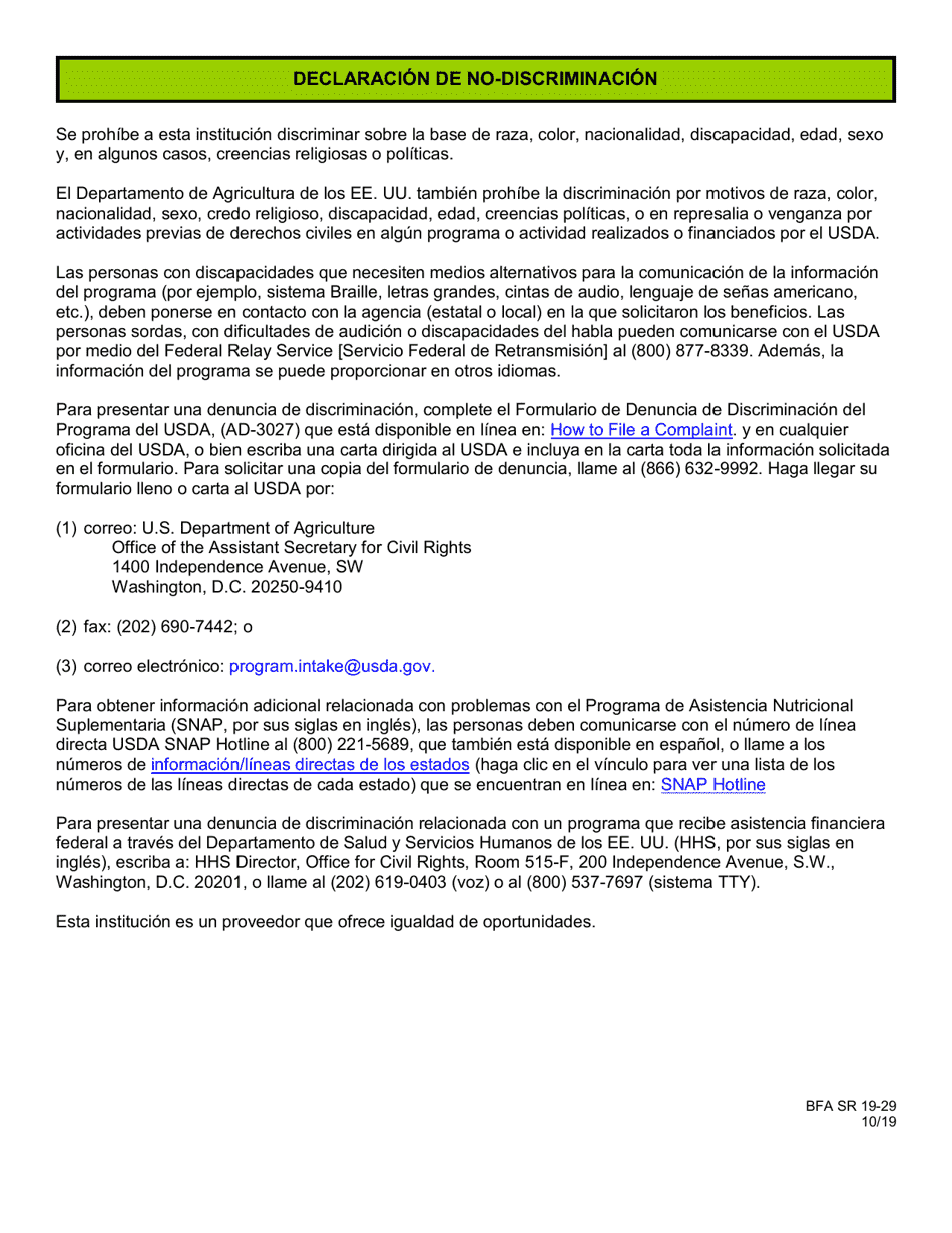 BFA Form 800 Application for Assistance - New Hampshire, Page 10