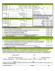 BFA Form 800 Application for Assistance - New Hampshire, Page 4