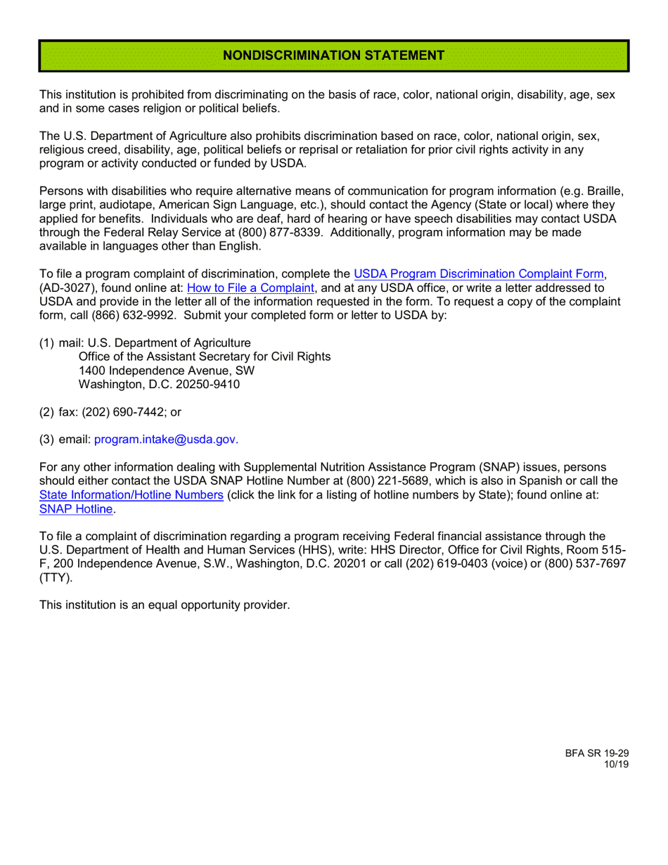 BFA Form 800 Application for Assistance - New Hampshire, Page 9