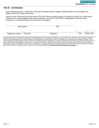 Form L500-1 Non-resident - Records Kept Outside Canada - Canada, Page 2