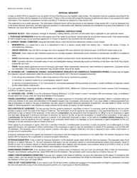 Form BOE-576-D Vessel Property Statement - County of Santa Cruz, California, Page 3
