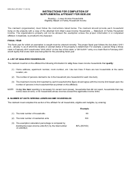 Form BOE-236-A Supplemental Affidavit for Boe-236 Housing - Lower-Income Households Eligibility Based on Family Household Income (Yearly Filing) - Santa Cruz County, California, Page 3