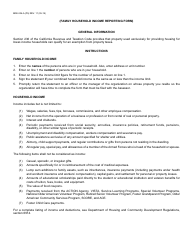 Form BOE-236-A Supplemental Affidavit for Boe-236 Housing - Lower-Income Households Eligibility Based on Family Household Income (Yearly Filing) - Santa Cruz County, California, Page 5