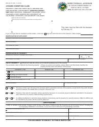 Form BOE-263 Lessors&#039; Exemption Claim - Santa Cruz County, California