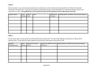Questionnaire Packet for Resident Owned Manufactured Home Parks - Santa Cruz County, California, Page 3