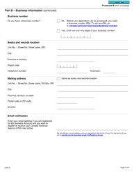 Form L603 Vaping Prescribed Person Application - Canada, Page 2