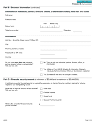 Form L603 Vaping Prescribed Person Application - Canada, Page 3