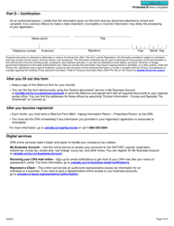 Form L603 Vaping Prescribed Person Application - Canada, Page 4