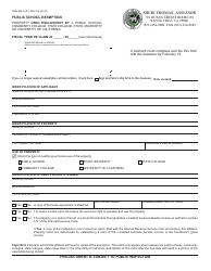 Document preview: Form BOE-268-A Public School Exemption - Santa Cruz County, California