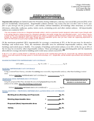 Commercial/Multi-Family/Institutional Impermeable Permit Application - Village of Winnetka, Illinois, Page 5