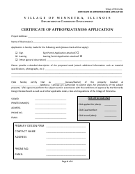 Commercial/Multi-Family/Institutional Impermeable Permit Application - Village of Winnetka, Illinois, Page 9
