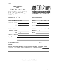 Application for Tentative Tract Map - City of Barstow, California, Page 2