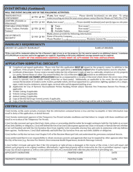 Temporary Use Permit Application - City of Barstow, California, Page 2