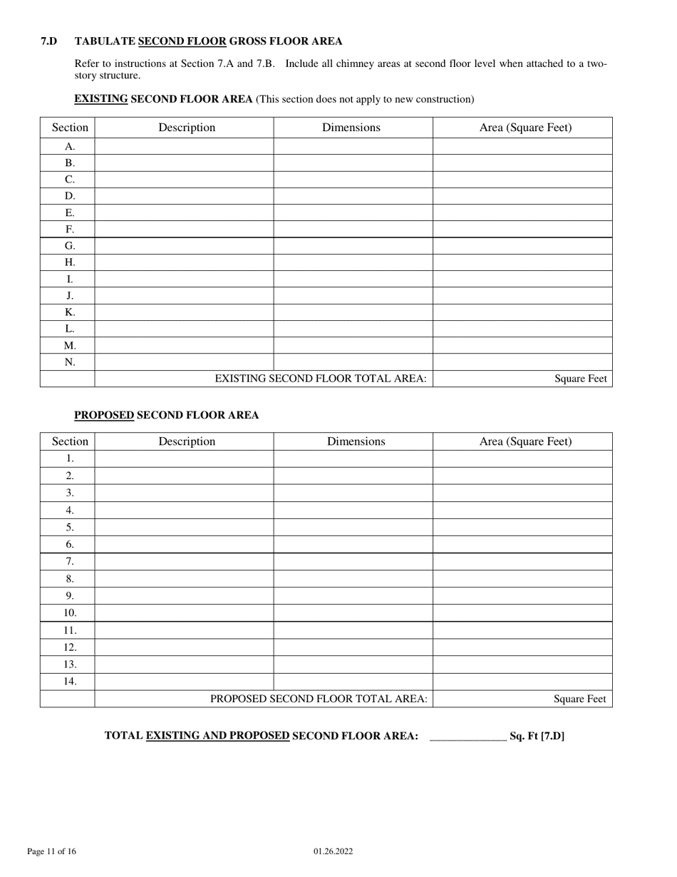 Zoning Compliance Worksheets Lot Coverage and Gross Floor Area Calculations - Village of Winnetka, Illinois, Page 11