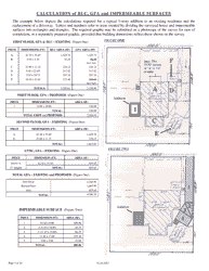 Zoning Compliance Worksheets Lot Coverage and Gross Floor Area Calculations - Village of Winnetka, Illinois, Page 3