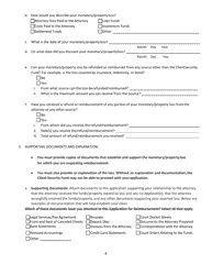 Application for Reimbursement - California, Page 4