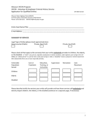 Form SHP-980E Application for Qualified Entities - Missouri Vechs Program - Missouri, Page 2