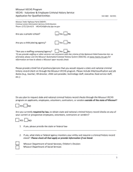 Form SHP-980E Application for Qualified Entities - Missouri Vechs Program - Missouri, Page 3