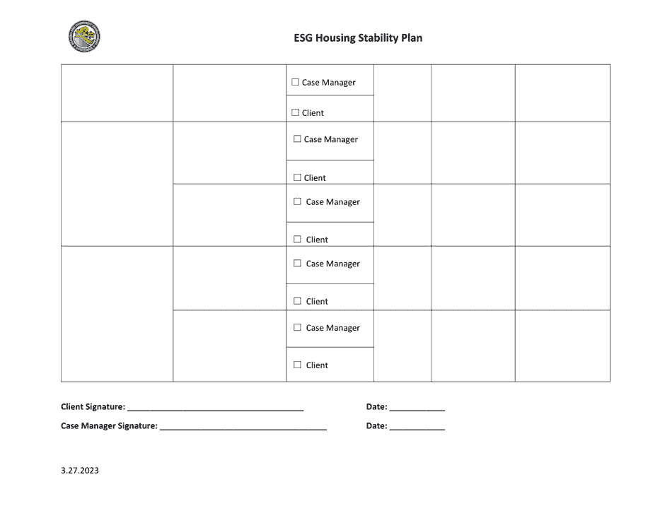 California Esg Housing Stability Plan - Fill Out, Sign Online and ...