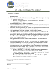 Document preview: Site Development Submittal Checklist - Town of Woodside, California