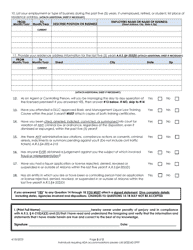 Agent/Controlling Person Questionnaire - Arizona, Page 2