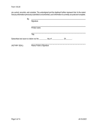 Form 133.20 Texas Crowdfunding Portal Registration by an Authorized Small Business Development Entity - Texas, Page 5