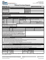 Document preview: Planned Purchase Request - Mississippi