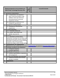 Form SIMM5325-B Technology Recovery Program Certification - California, Page 7