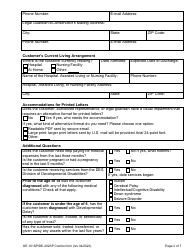 Form DE-101 (DE-202) Request for Application for Arizona Long Term Care System (Altcs) - Arizona, Page 2