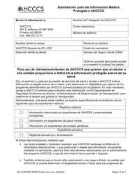 Formulario DE-101SP (DE-202SP) Peticion Para Solicitud De Servicios Ahcccs Cuidado De Largo Plazo - Arizona (Spanish), Page 6