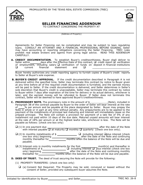 Form 26-8  Printable Pdf
