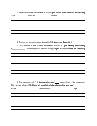 Form 13 Petition for Withdrawal of an Infant&#039;s Funds - Nassau County, New York, Page 2