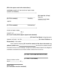 Form 13 Petition for Withdrawal of an Infant&#039;s Funds - Nassau County, New York, Page 4
