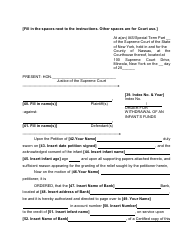 Form 13 Petition for Withdrawal of an Infant&#039;s Funds - Nassau County, New York, Page 5