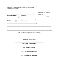Form 13 Petition for Withdrawal of an Infant&#039;s Funds - Nassau County, New York, Page 7