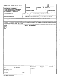 Document preview: Form 108.01-7 Request for Classification Action - Miami-Dade County, Florida