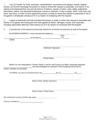 Form 3 (State Form 46782) Personal Disclosure Form - Indiana, Page 11