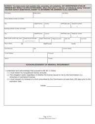 Form 3 (State Form 46782) Personal Disclosure Form - Indiana, Page 4