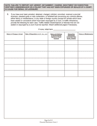 Form 3 (State Form 46782) Personal Disclosure Form - Indiana, Page 8