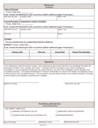 State Form 55732 Application for 3 Year Occupational Licensee Reinvestigation - Indiana, Page 2